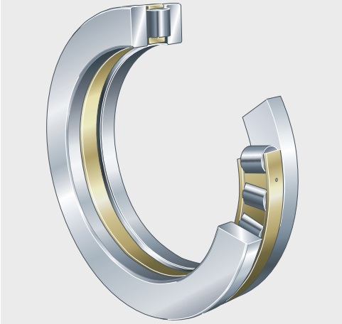 81172M.P5 Axial cylindrical roller bearings, Single direction, Single row, Brass cage