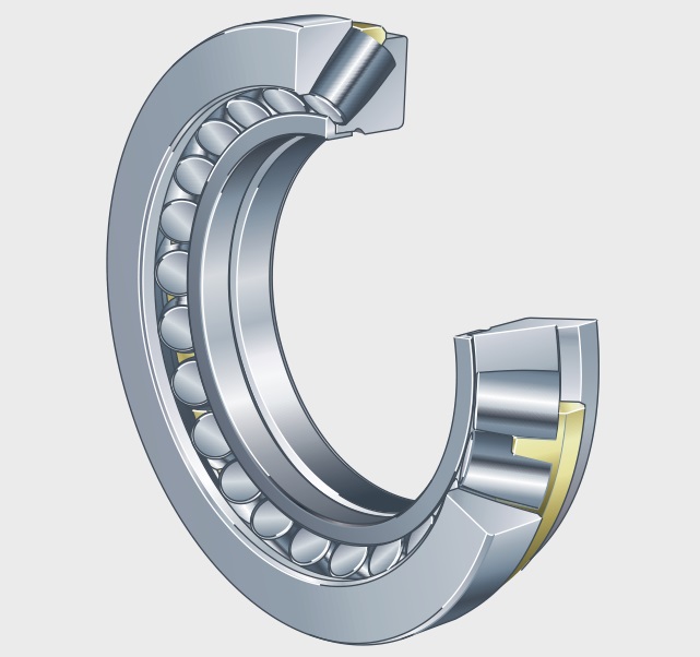 292/750E1MB bore 750 mm, Axial spherical roller bearings with flanging ring with Solid brass cage