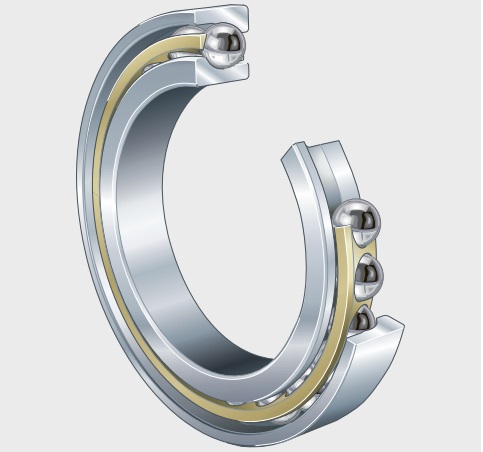 71976MP.P5.UA Angular contact ball bearings, Solid brass cage, single row