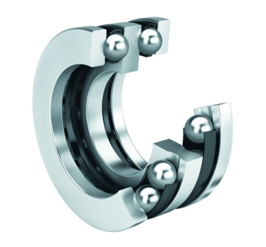 52306 Stamping steel cage, bore 25 mm, Axial deep groove ball bearings, Double directions