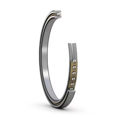 NF075ARO Angular contact thin section bearing (type A), Solid brass cage