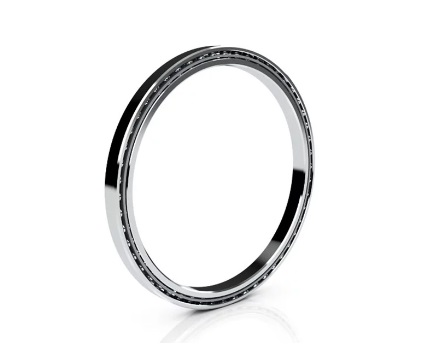 SB020CPO Radial contact thin section bearing (type C), Solid brass cage