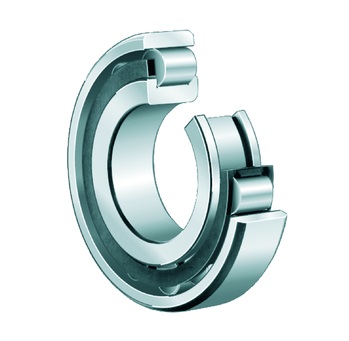 N205-E-TVP2-C4 Single row cylindrical roller bearings with plastic cage