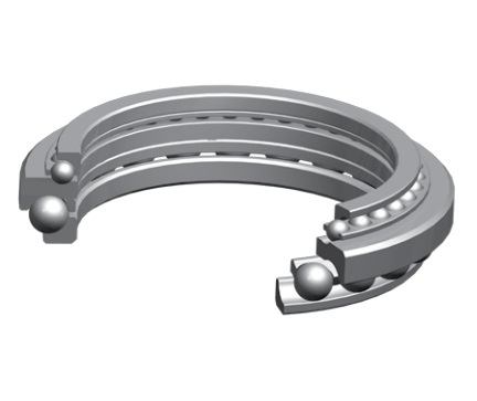 405DtVL729 Double-row (two direction) angular contact thrust ball bearing