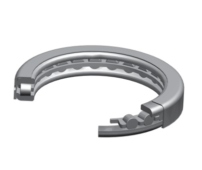 T77 Steering pivot thrust tapered roller bearing, off-apex design Finger-type cage