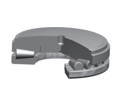 80TTSX914OA076 screwdown bearings, Heavy-duty thrust tapered roller bearing having one flat and one tapered raceway 