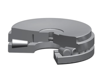 195TTSV938OC902 screwdown bearings, Heavy-duty thrust tapered roller bearing having one flat and one tapered raceway