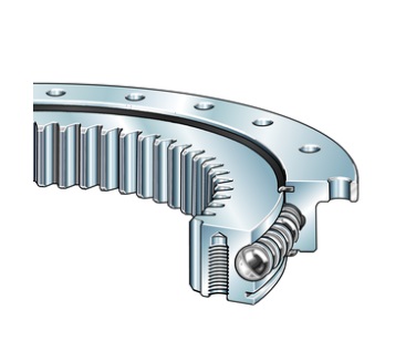 VLI200414-N-RL2 Four point contact slewing ring light series 20, internal gear teeth
