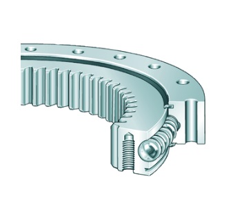 VSI250755N Four point contact slewing ring, standard series 25, internal gear teeth