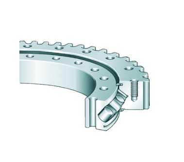 XSA140544-N Crossed roller slewing ring, standard series 14, external teeth, sealed