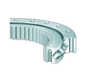 XI120288-N Crossed roller slewing ring bearing, internal gear teeth, preloaded