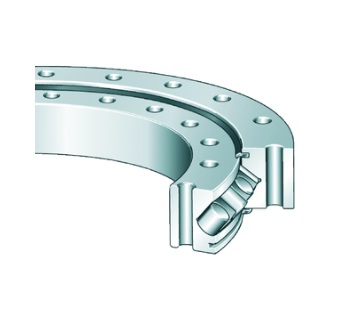 XU080149 Crossed roller slewing ring bearing, without gear teeth, preloaded