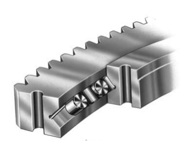 R9-59E3 bore 1366.012 mm, Cross Roller Heavy Duty Slewing Rings With External Gears