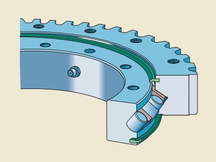 RKS.161.16.1644 Medium size crossed cylindrical roller slewing bearings