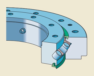 RKS.121405202001 Customized crossed cylindrical roller slewing bearings