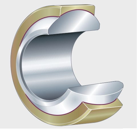 GE5PW Radial spherical plain bearings, bore 5 mm, Maintenance-free, open design