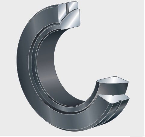GE110SX Angular contact spherical plain bearings, bore 110 mm, Requiring maintenance, DIN ISO 12240-2, Open design