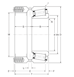 Bearing 135069X/135120P