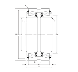 Bearing 135069X/135120G